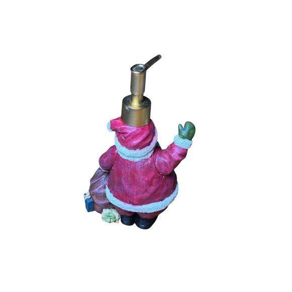 Santa Claus Liquid Soap Dispenser Refillable Holiday Decor For Kitchen Bathroom - Picture 3 of 6
